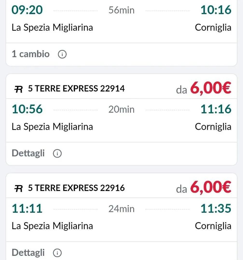 Appartement 5 Terre Express Migliarina à La Spezia